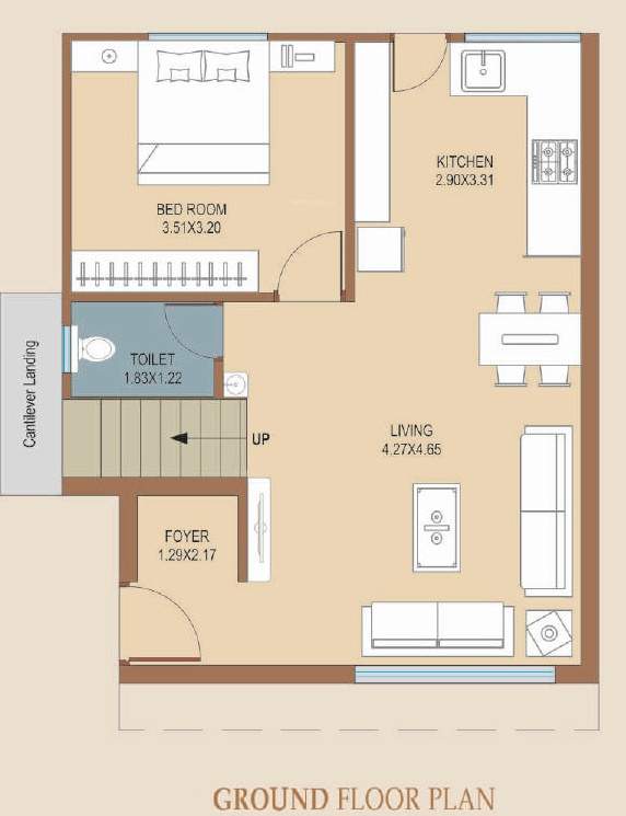  villa Floor Plan Ground Floor Plan