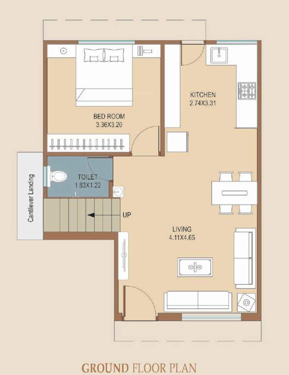  villa Floor Plan Ground Floor Plan