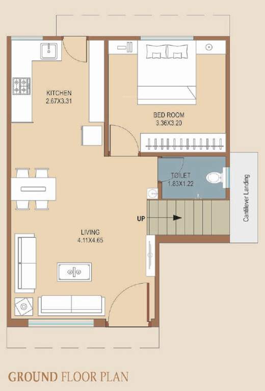  villa Floor Plan Ground Floor Plan