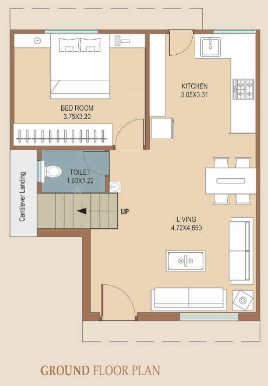  villa Floor Plan Ground Floor Plan