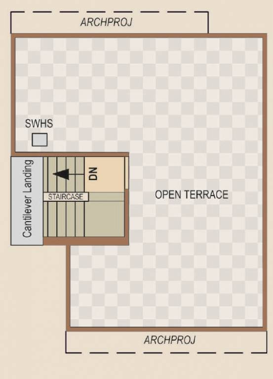 Terrace Floor Plan villa Floor Plan Terrace Floor Plan