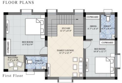  bansidhar-swain-housing-project Floor Plan First Floor Plan