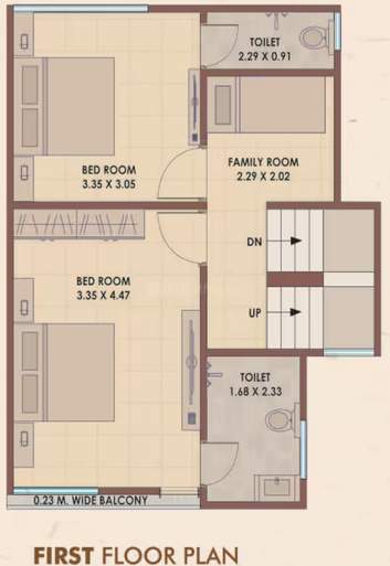  luxuria block a and b Floor Plan First Floor Plan
