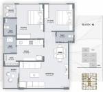 Shreekar Seattle Park Floor Plan (2BHK+2T)