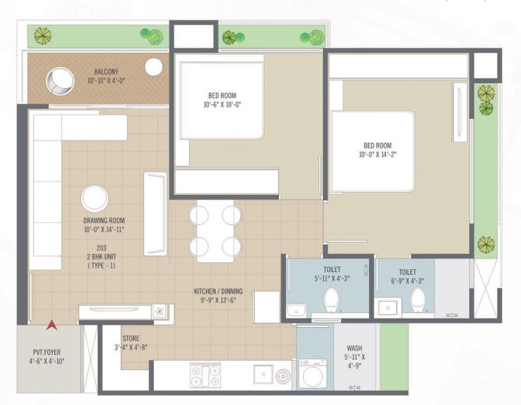  sarovar solitaire Floor Plan Floor Plan