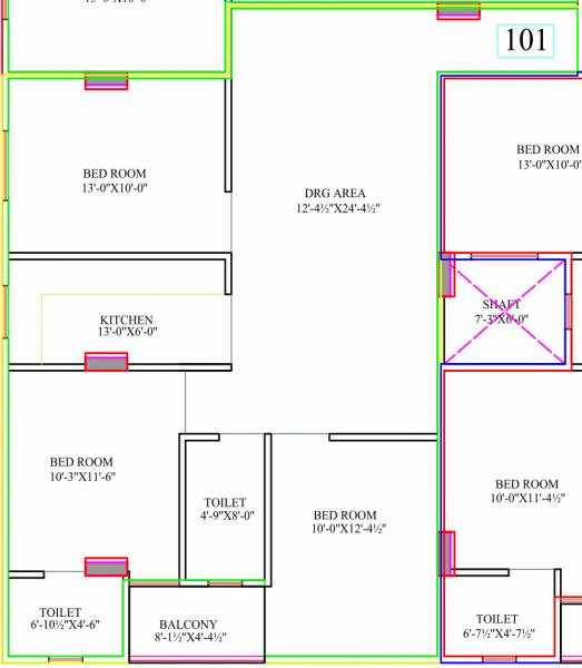  parth-enclave Floor Plan Floor Plan