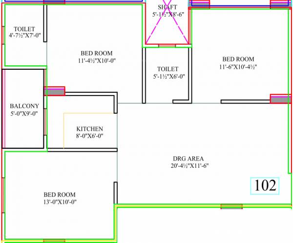  parth-enclave Floor Plan Floor Plan