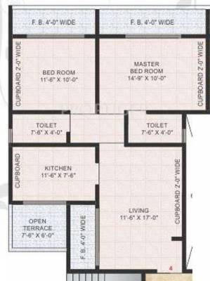 Krishna Krishn Vihar (2BHK+2T (1,150 sq ft) 1150 sq ft) Krishna Krishn Vihar (2BHK+2T (1,150 sq ft) 1150 sq ft)