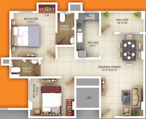 Floor Plan millenium garden Floor Plan Floor Plan