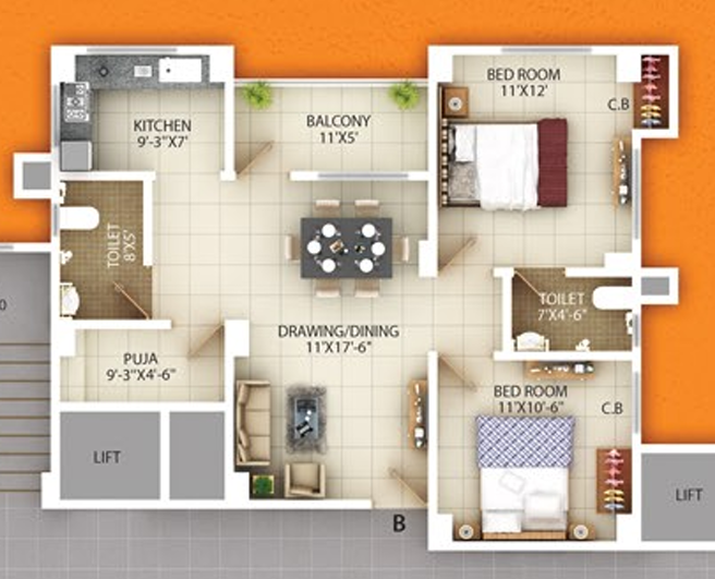 Floor Plan millenium garden Floor Plan Floor Plan