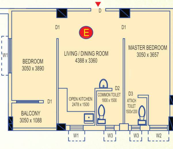  tapoban-city-block-4 Floor Plan Floor Plan