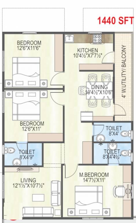  touchstone towers Floor Plan Floor Plan
