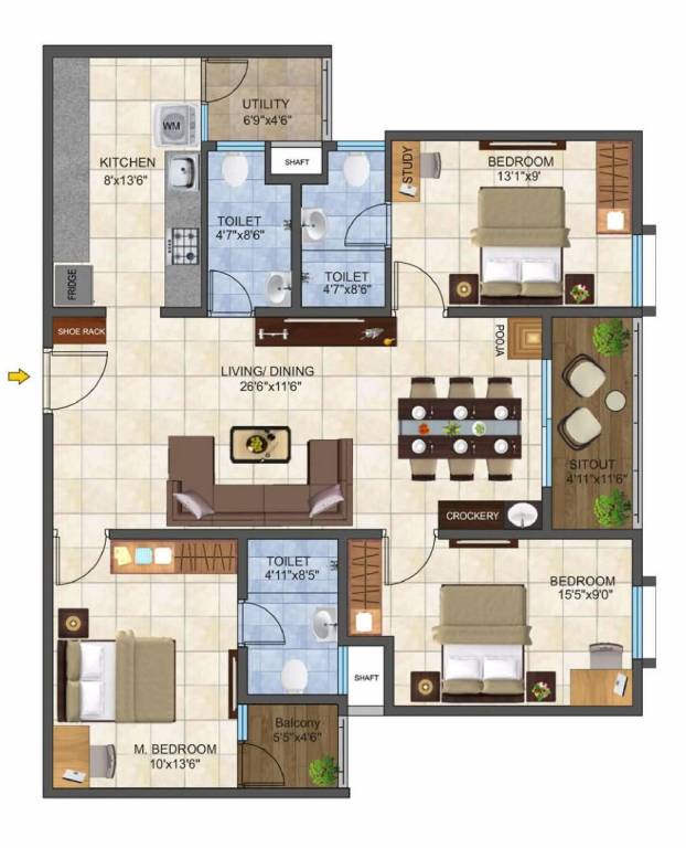 Floor Plan garuda creek view Floor Plan Floor Plan