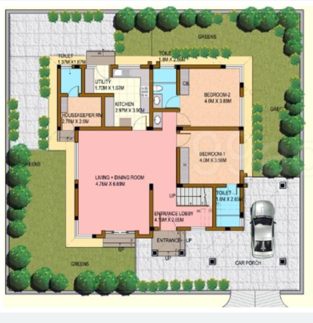 villas Floor Plan Lower Ground Floor Plan
