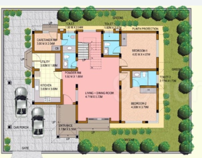 villas Floor Plan Lower Ground Floor Plan