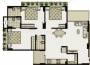 Shivam Priory (3BHK+3T (1,593 sq ft) 1593 sq ft)