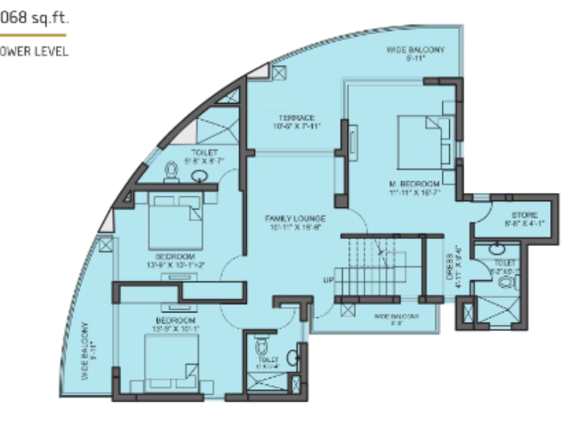 grand Floor Plan Lower Level Duplex Plan