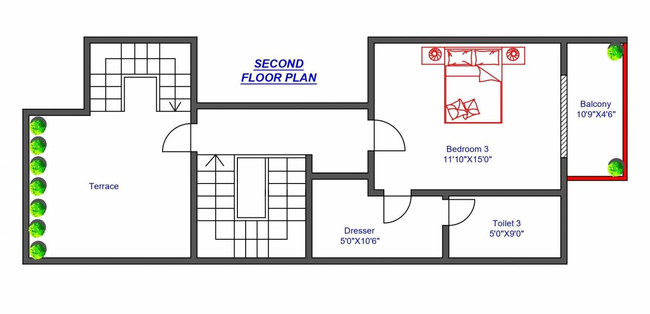 Second Floor Plan imperial ville Floor Plan Second Floor Plan