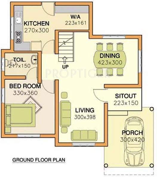 Travancore Sanrock Cliff (3BHK+3T (1,524 sq ft) 1524 sq ft)