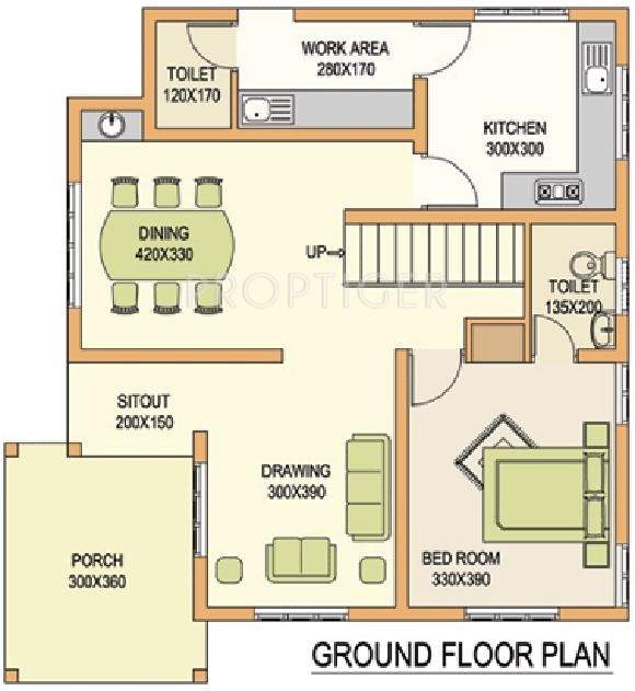 Travancore Sanrock Cliff (3BHK+3T (1,617 sq ft) 1617 sq ft)