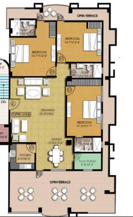  terrace gardenia Floor Plan Floor Plan
