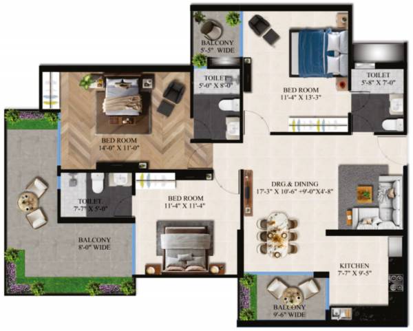  iconic-tower Floor Plan Floor Plan