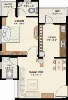 Simandhar Simandhar Homes (1BHK+2T (765 sq ft) 765 sq ft)