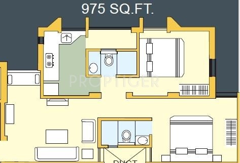 Bakeri Sakshat Apartments (2BHK+2T (975 sq ft) 975 sq ft) Bakeri Sakshat Apartments (2BHK+2T (975 sq ft) 975 sq ft)