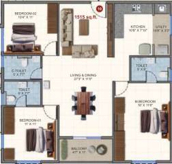  raghavendras-tiara Floor Plan Floor Plan