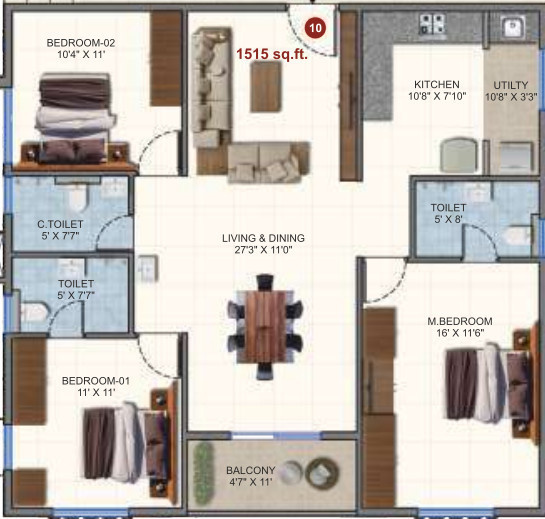 Floor Plan raghavendras tiara Floor Plan Floor Plan