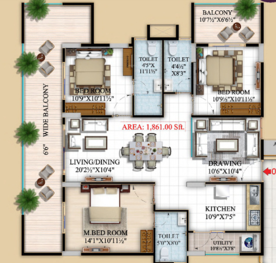  decent tower Floor Plan Floor Plan