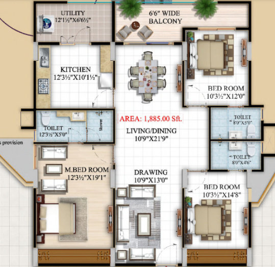  decent-tower Floor Plan Floor Plan