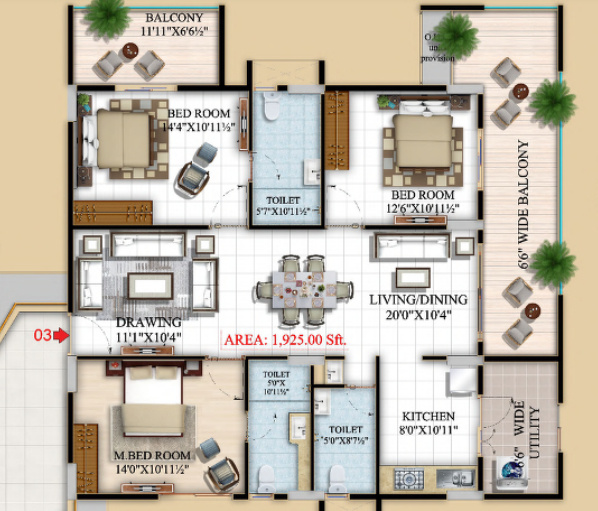  decent tower Floor Plan Floor Plan