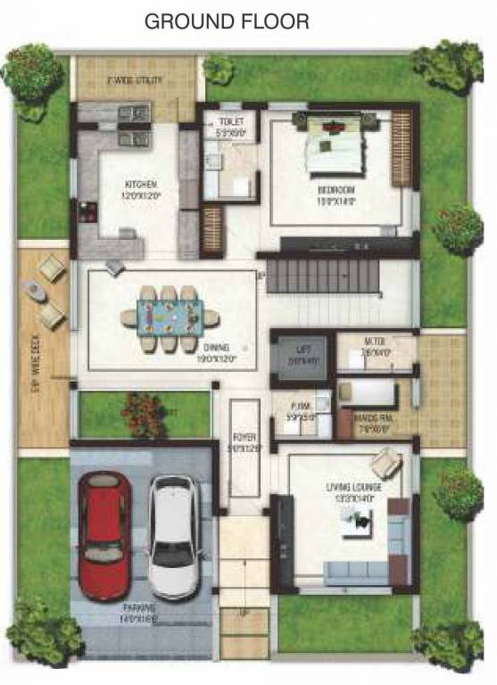  four seasons Floor Plan Ground Floor Plan