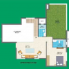 columbus-square Floor Plan Upper Level Duplex Plan