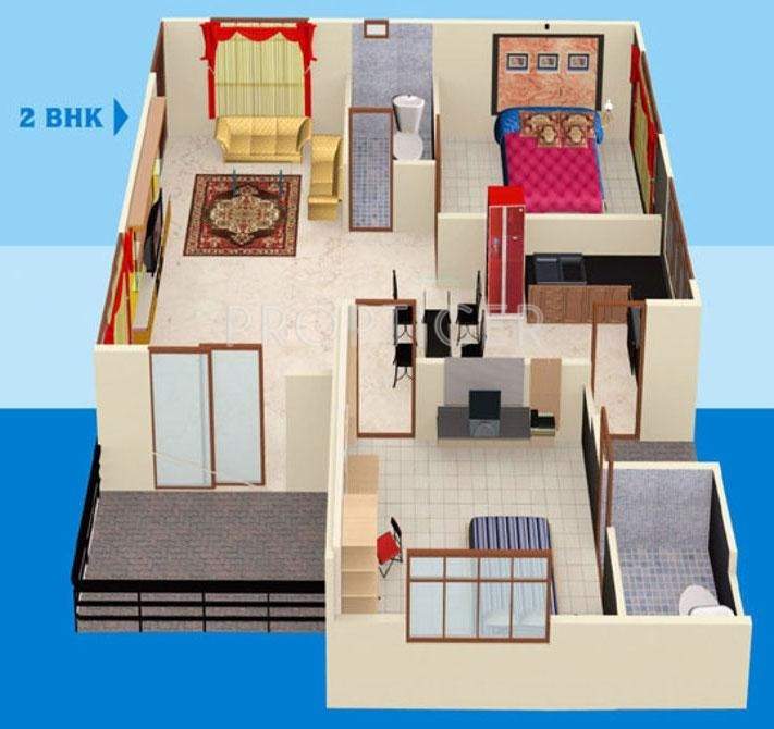 Gnext Sahil Siddhivinayak Tower (2BHK+2T (1,210 sq ft) 1210 sq ft)