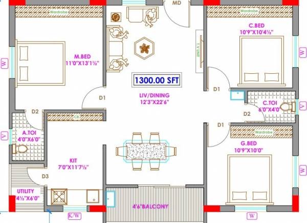  nivrithi-homes Floor Plan Floor Plan