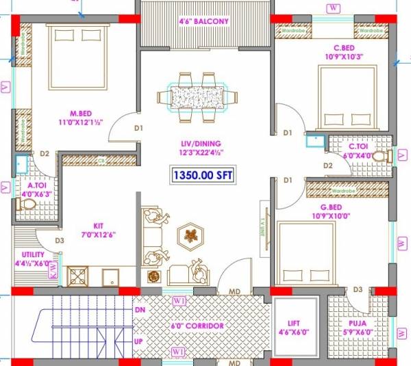  nivrithi-homes Floor Plan Floor Plan