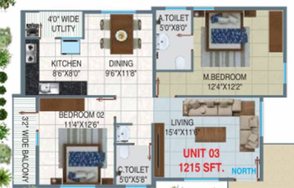  sumukha-residency Floor Plan Floor Plan