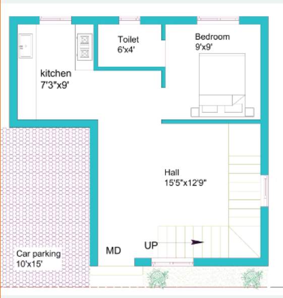  nakshatra villa Floor Plan Ground Floor Plan