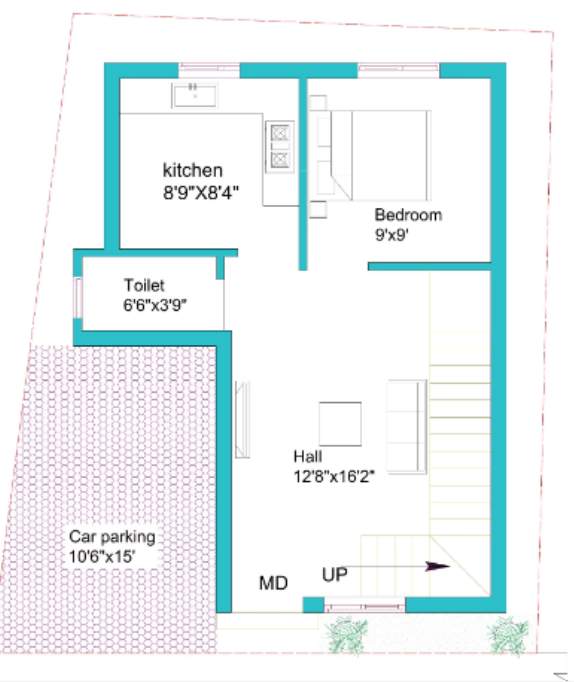  nakshatra villa Floor Plan Ground Floor Plan