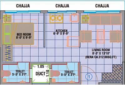  sheetal-uptown Floor Plan Floor Plan