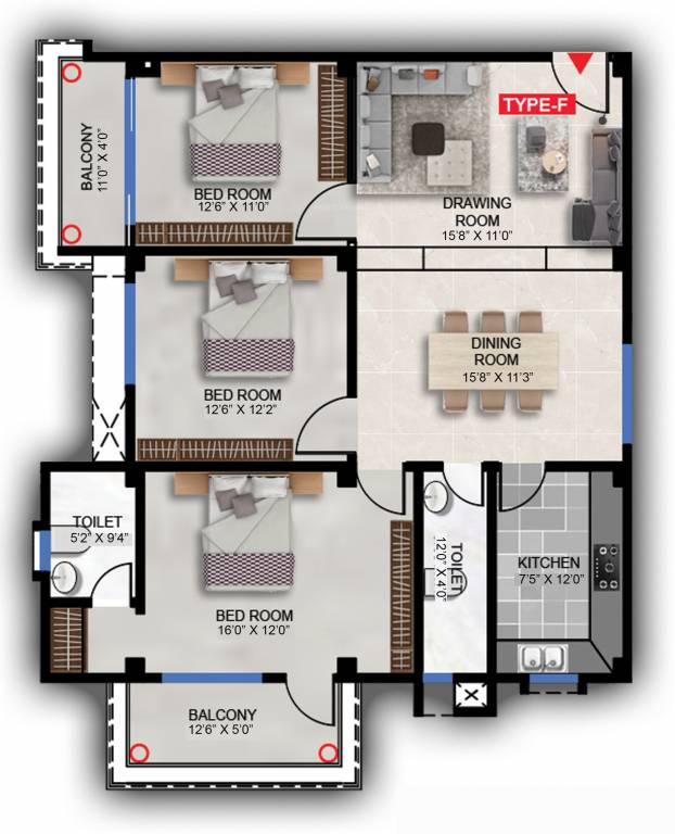 Floor Plan akash tower Floor Plan Floor Plan