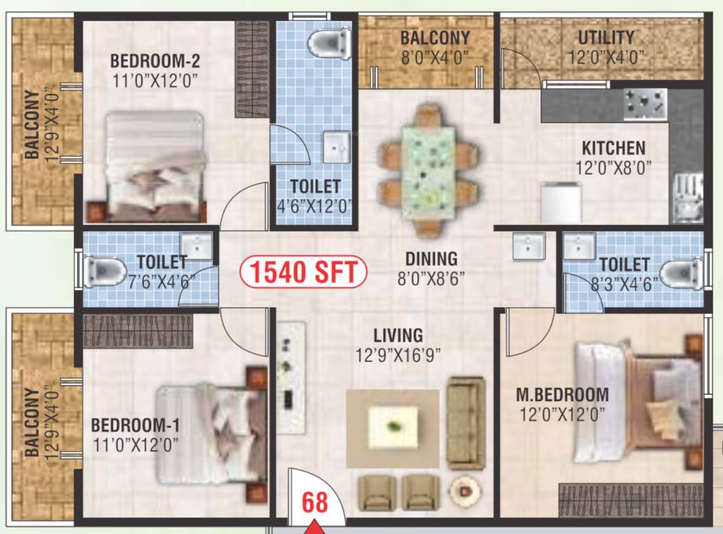  opal Floor Plan Floor Plan