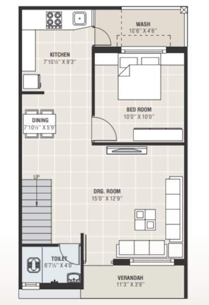  lake view Floor Plan Ground Floor Plan