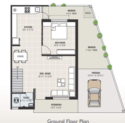  lake view Floor Plan Ground Floor Plan