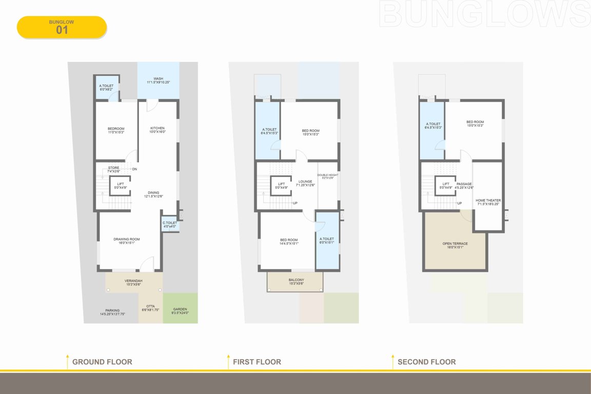  vrundavan villa Floor Plan Floor Plan