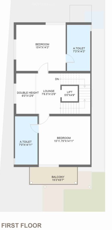  vrundavan villa Floor Plan First Floor Plan
