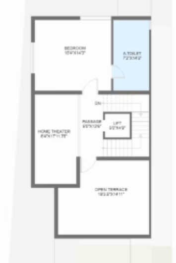 Second Floor Plan vrundavan villa Floor Plan Second Floor Plan