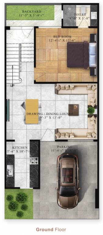 passion royal cottage Floor Plan Ground Floor Plan